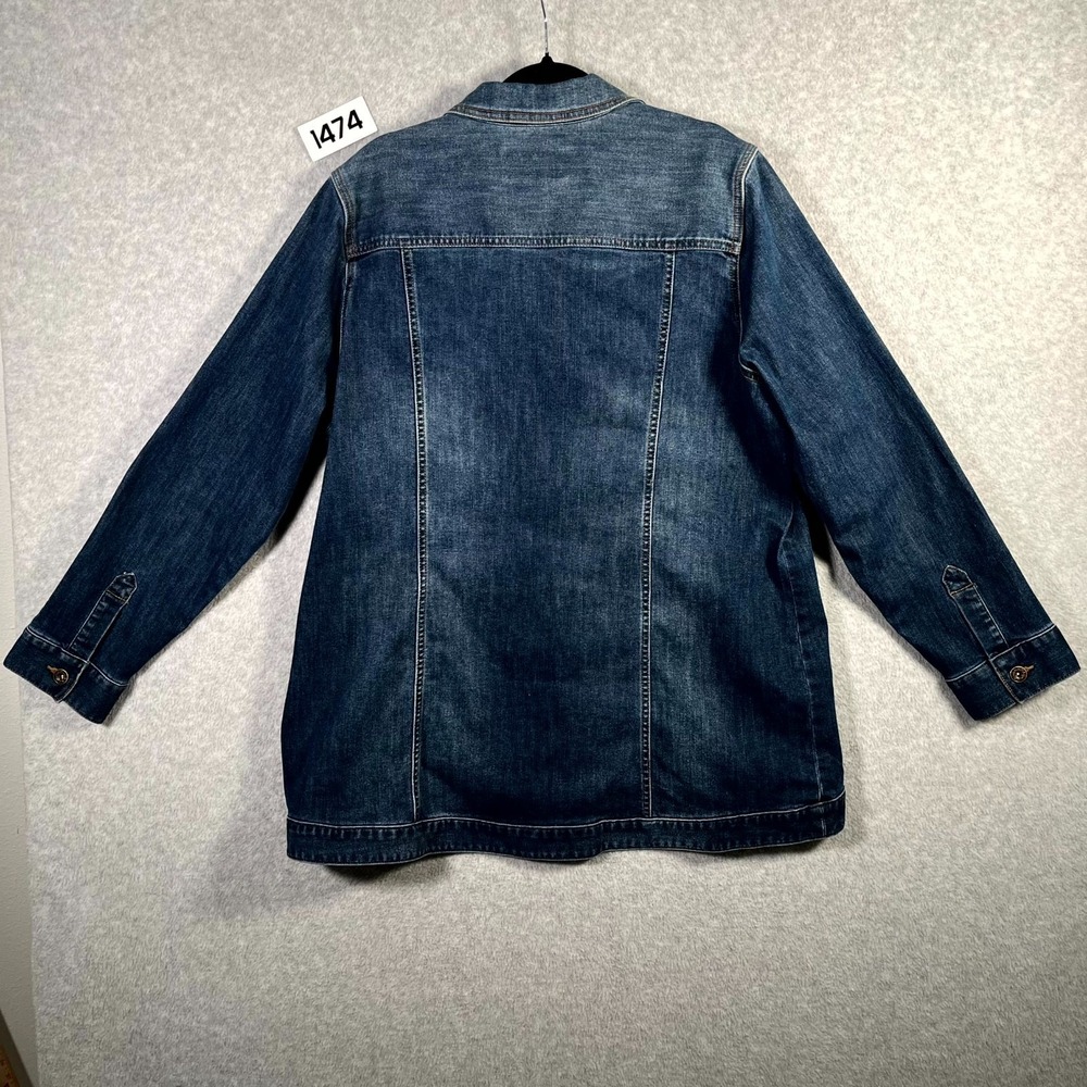 VPL Women's Dark Blue Denim Jacket - Picture 2 of 9